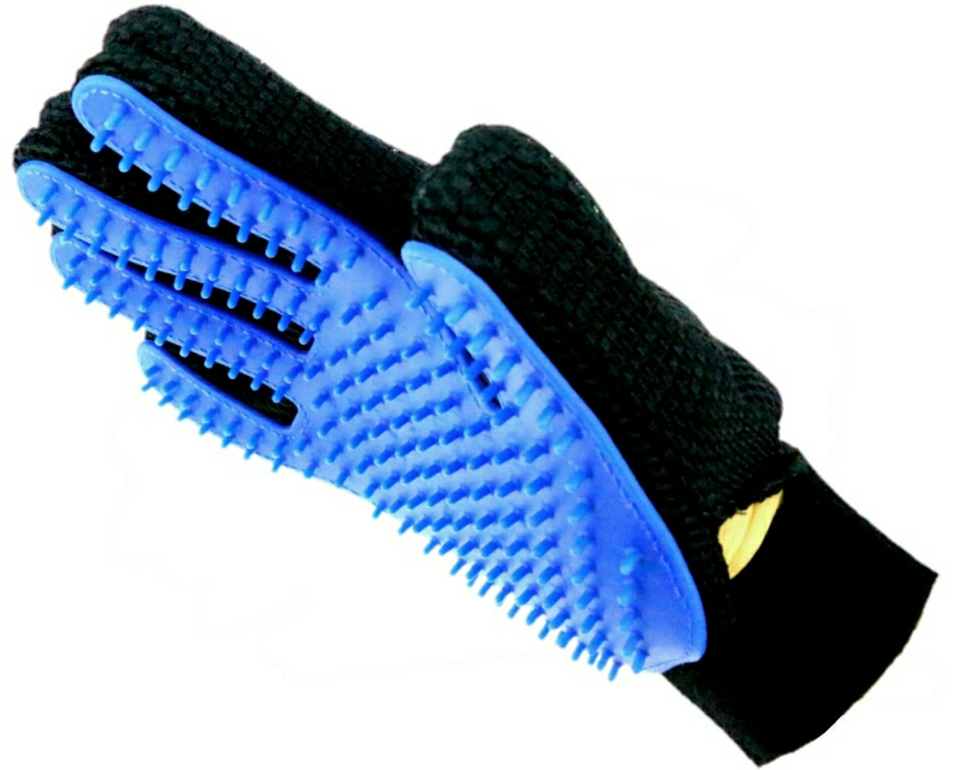 Mr. Peanut's Pet Grooming Gloves — 2-Pack Silicone Deshedding Gloves for Dogs & Cats