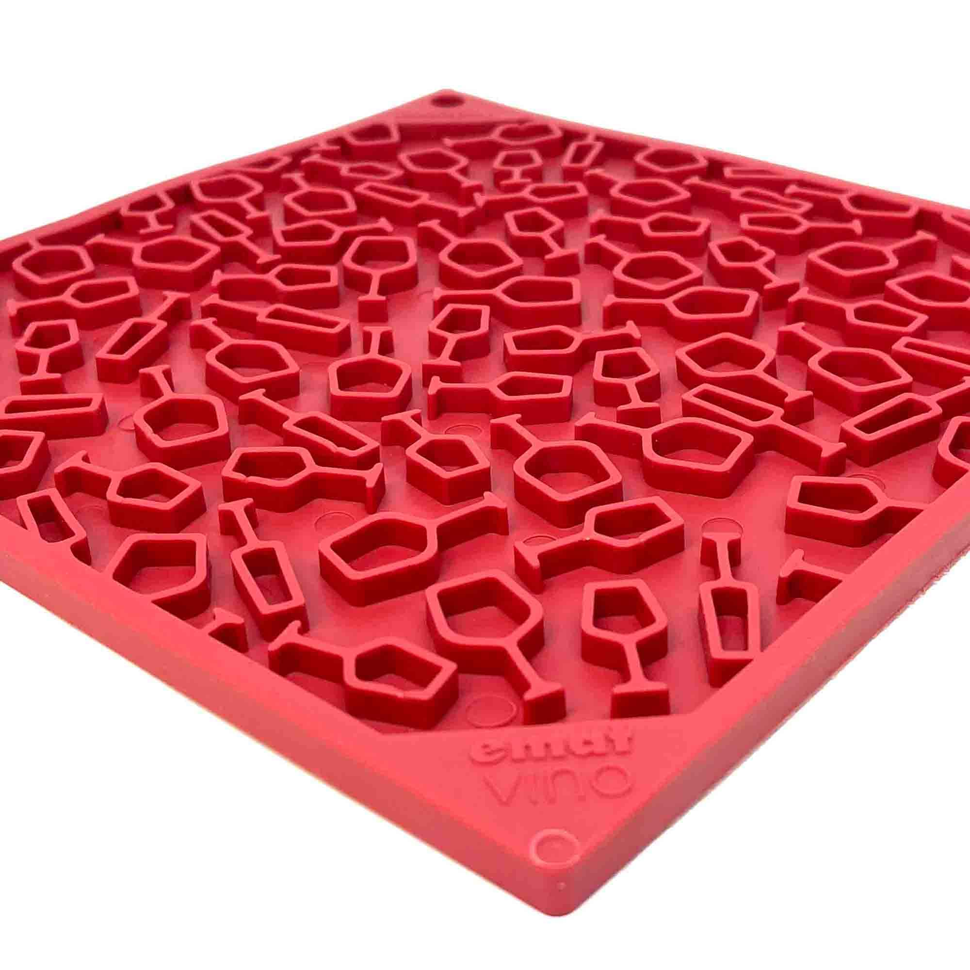 SodaPup Vino Dog eMat — Wine-Inspired Enrichment Lick Mat for Dogs & Cats