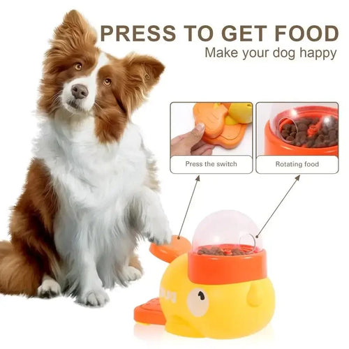 Duck Treat Dispenser Toy for Dogs — Interactive Slow Feeder & Mental Enrichment