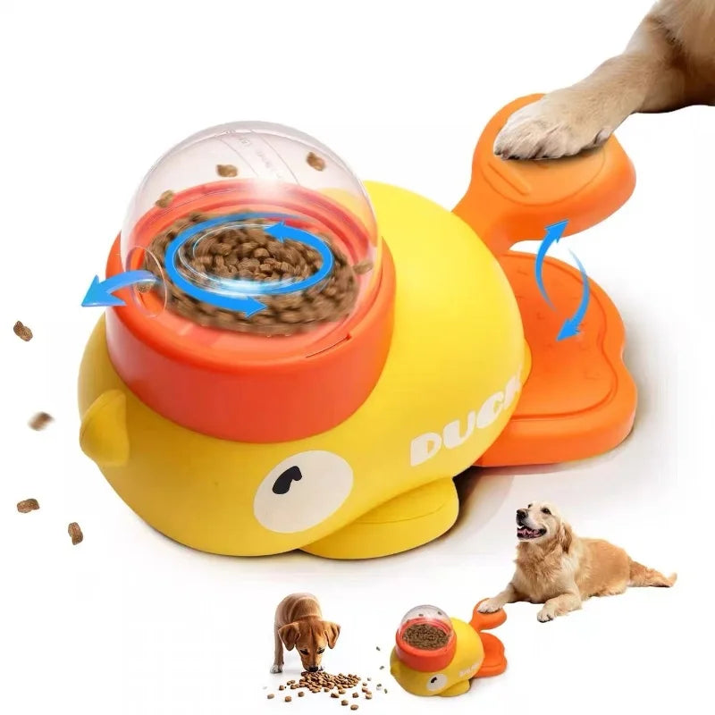 Duck Treat Dispenser Toy for Dogs — Interactive Slow Feeder & Mental Enrichment