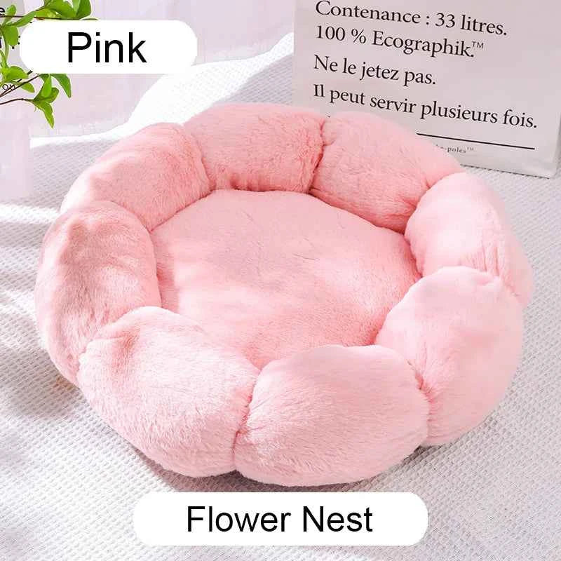 Donut Pet Bed — Calming Plush Cuddler Nest for Dogs & Cats | 3 Styles, 4 Colors, 3 Sizes