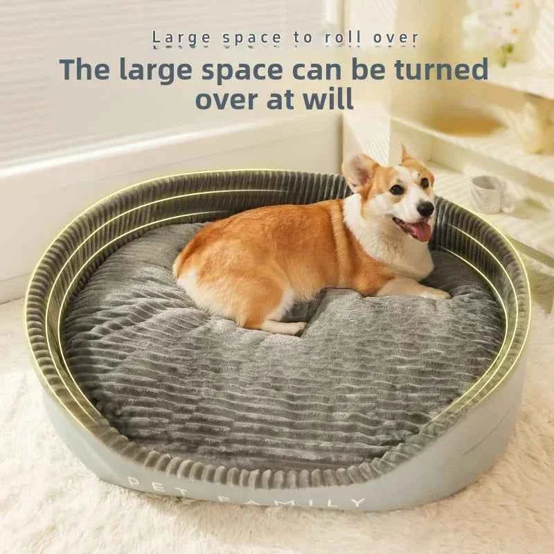All-Season Dog Bed & Cooling Mat — Extra Large, Self-Cooling Comfort for Dogs S–XL