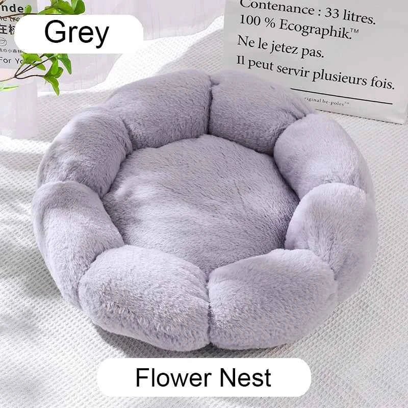 Donut Pet Bed — Calming Plush Cuddler Nest for Dogs & Cats | 3 Styles, 4 Colors, 3 Sizes