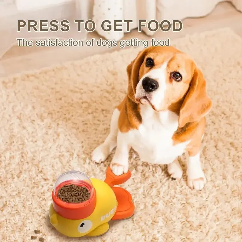 Duck Treat Dispenser Toy for Dogs — Interactive Slow Feeder & Mental Enrichment