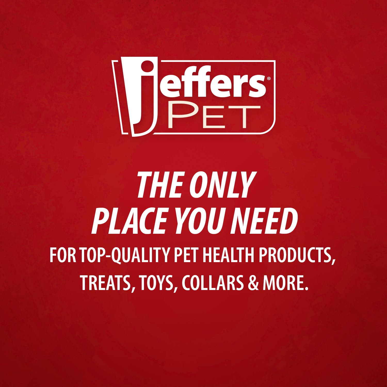 Jeffers Red Orbits Ball — Natural Rubber Treat-Dispensing Dog Chew Toy