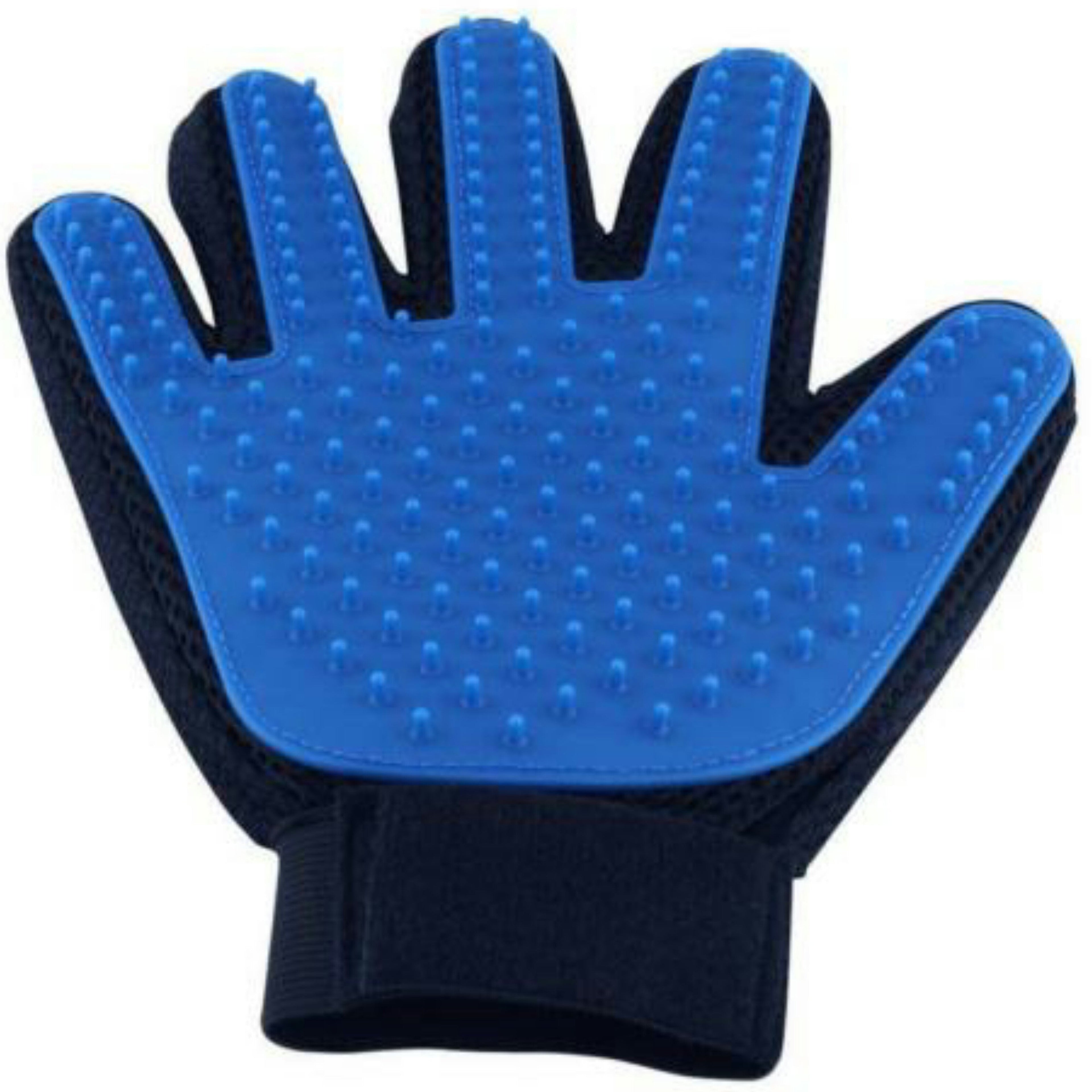 Mr. Peanut's Pet Grooming Gloves — 2-Pack Silicone Deshedding Gloves for Dogs & Cats