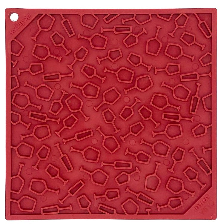 SodaPup Vino Dog eMat — Wine-Inspired Enrichment Lick Mat for Dogs & Cats